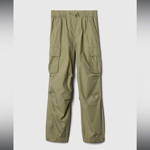 NWOT GAP Kids Parachute Cargo Pull-On Pants Walden Green XS 4-5